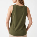 Breezea  - Casual Sleeveless V-Neck Top Staying Cool Outside