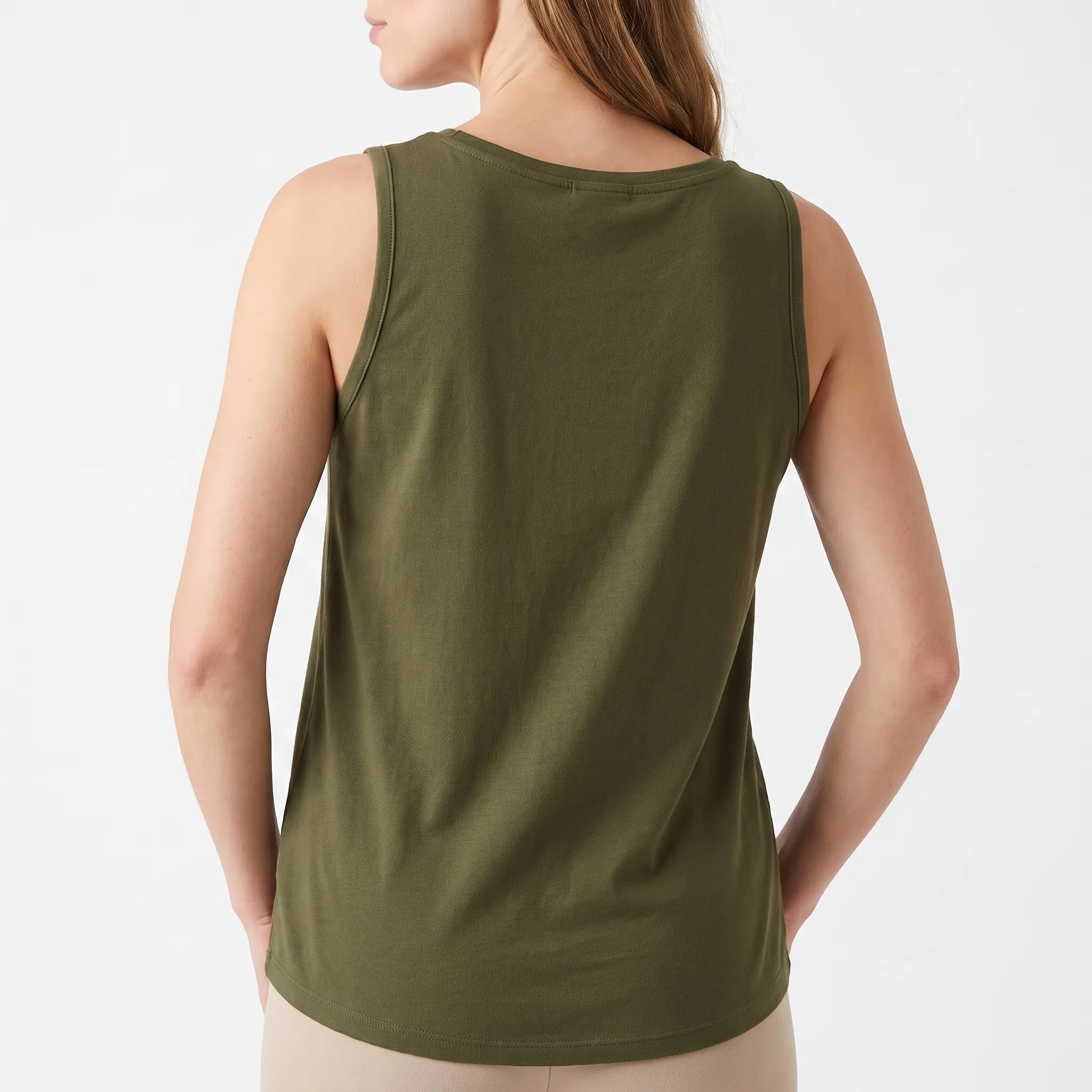 Breezea  - Casual Sleeveless V-Neck Top Staying Cool Outside
