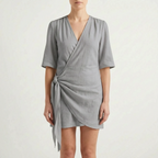 Breezona  - Relaxed Fit Summer Wrap Dress Summer Days Out