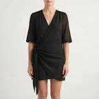 Breezona  - Relaxed Fit Summer Wrap Dress Summer Days Out