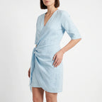 Breezona  - Relaxed Fit Summer Wrap Dress Summer Days Out
