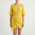 Breezona  - Relaxed Fit Summer Wrap Dress Summer Days Out