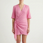 Breezona  - Relaxed Fit Summer Wrap Dress Summer Days Out