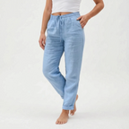 Breezora  - Women's Relaxed Fit Summer Trousers Casual Weekend Wear