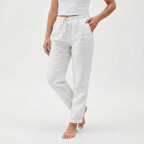 Breezora  - Women's Relaxed Fit Summer Trousers Casual Weekend Wear