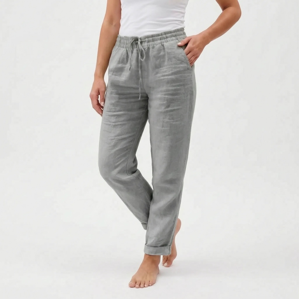 Breezora  - Women's Relaxed Fit Summer Trousers Casual Weekend Wear