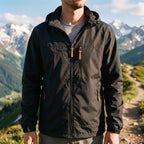 Breezox  - Men's Black Windbreaker Jacket Outdoor Commutes