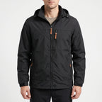 Breezox  - Men's Black Windbreaker Jacket Outdoor Commutes