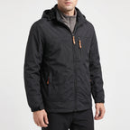 Breezox  - Men's Black Windbreaker Jacket Outdoor Commutes
