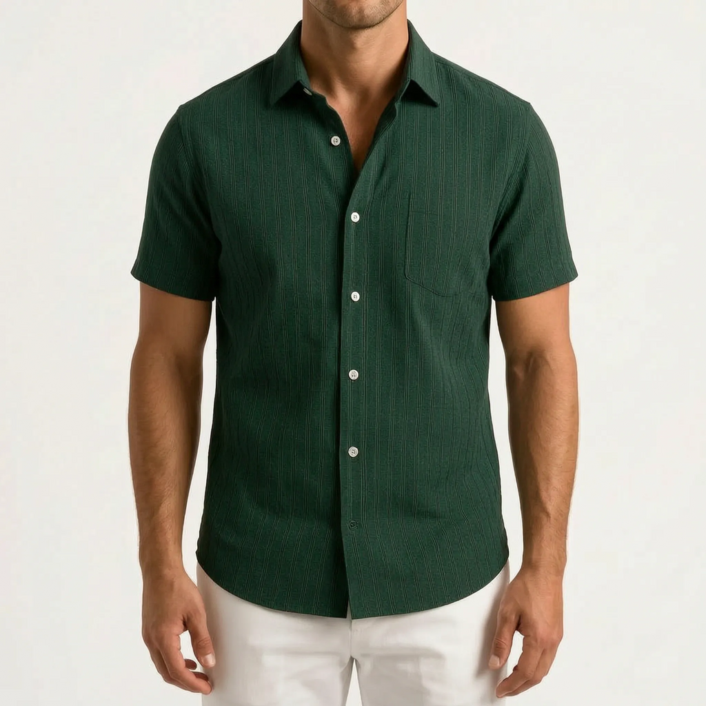 Breezura  - Casual Short Sleeve Shirt Summer Holidays