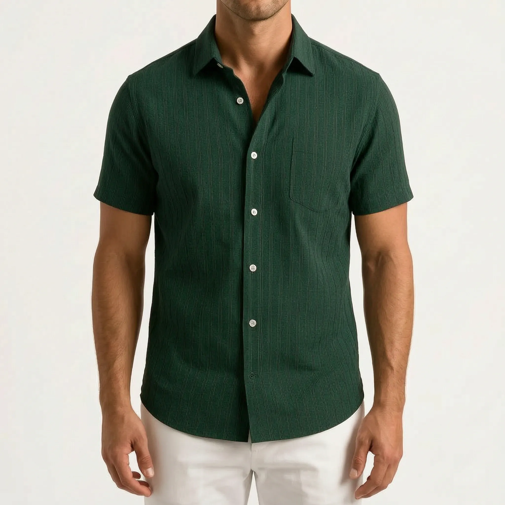 Breezura  - Casual Short Sleeve Shirt Summer Holidays
