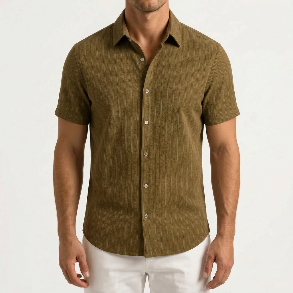 Breezura  - Casual Short Sleeve Shirt Summer Holidays