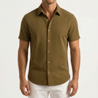 Breezura  - Casual Short Sleeve Shirt Summer Holidays