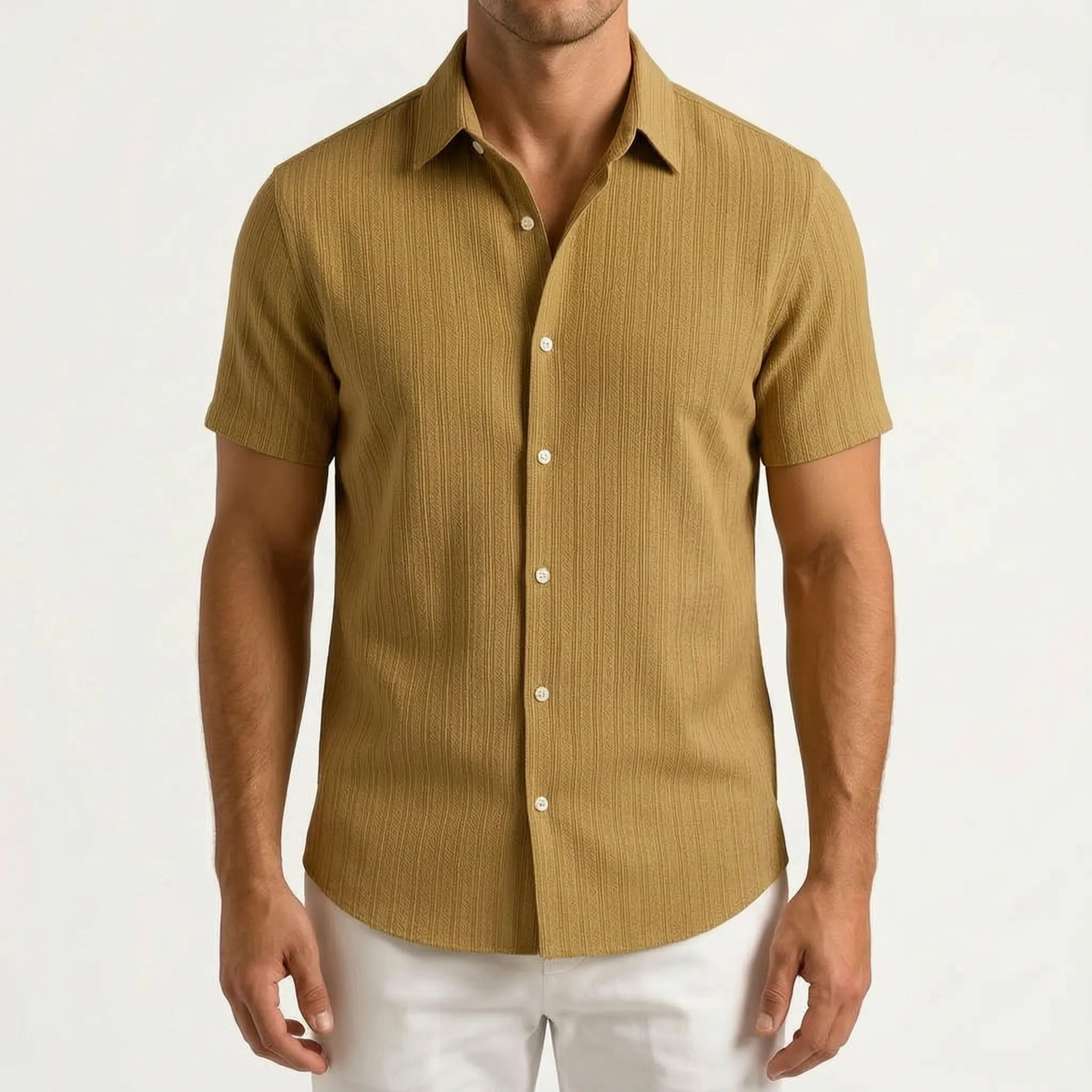 Breezura  - Casual Short Sleeve Shirt Summer Holidays