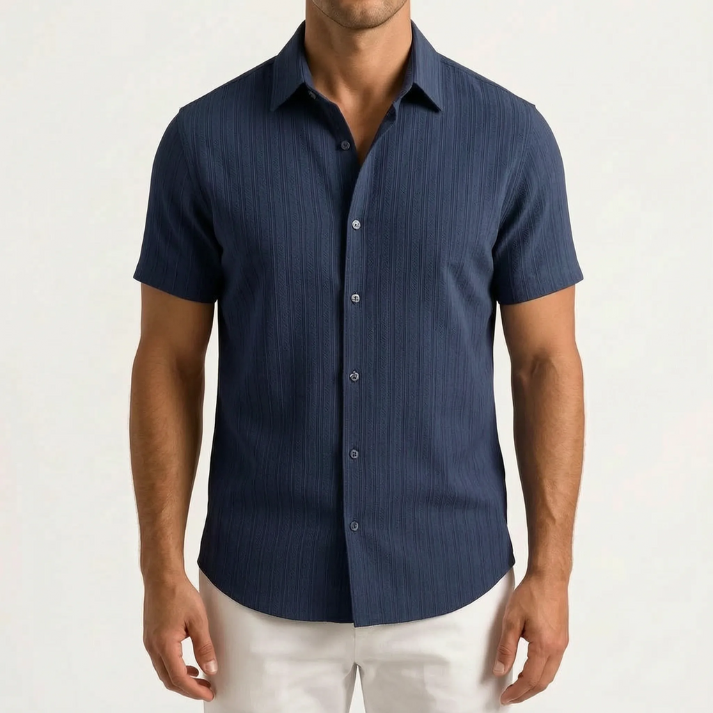 Breezura  - Casual Short Sleeve Shirt Summer Holidays