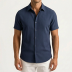 Breezura  - Casual Short Sleeve Shirt Summer Holidays