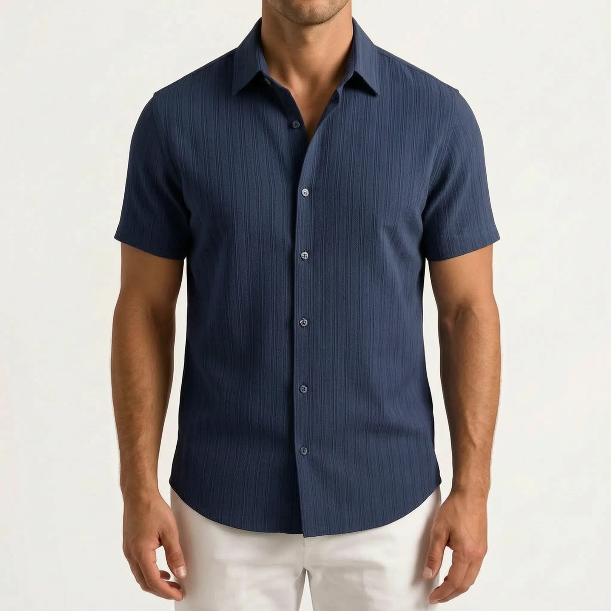 Breezura  - Casual Short Sleeve Shirt Summer Holidays