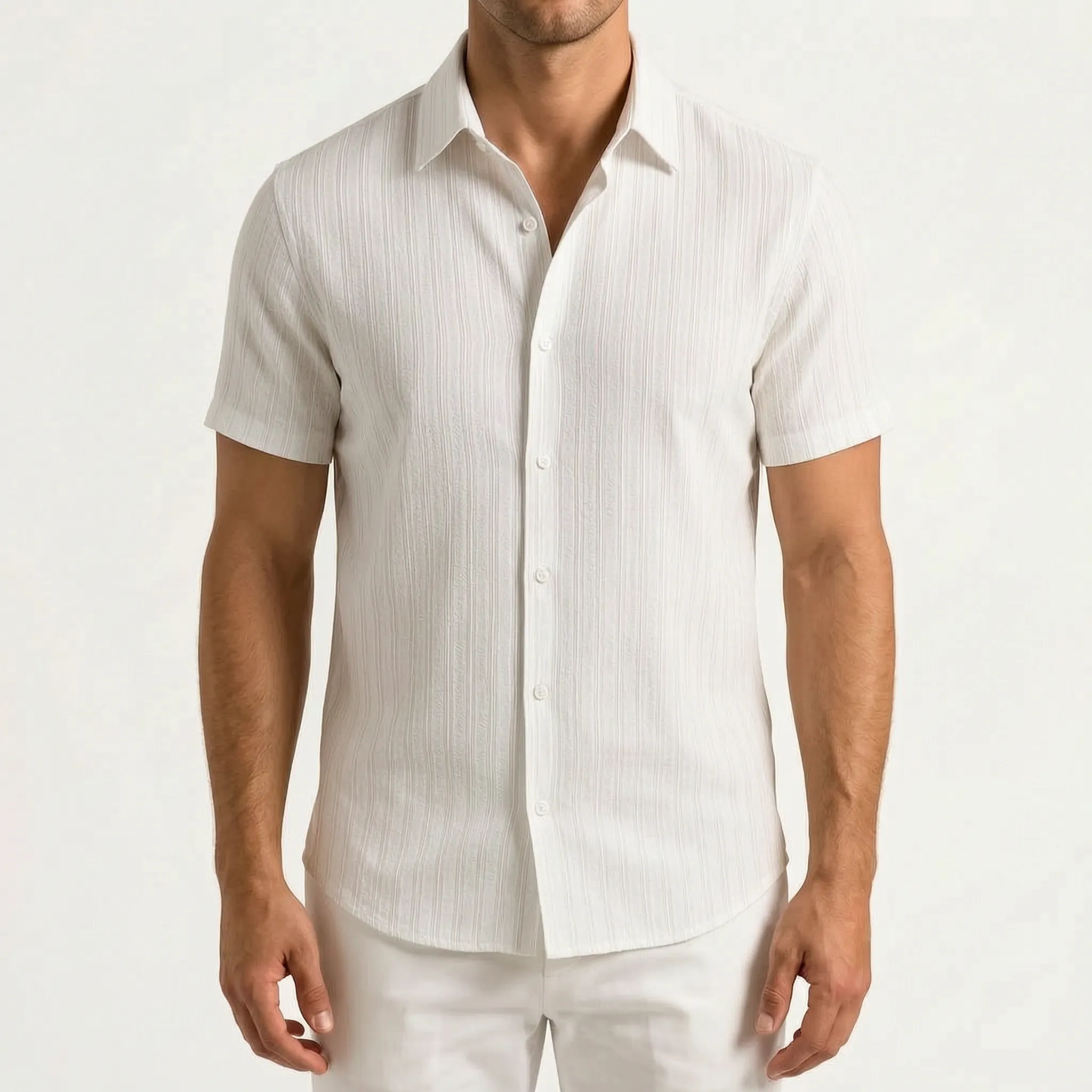 Breezura  - Casual Short Sleeve Shirt Summer Holidays