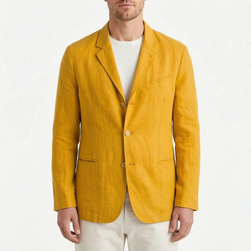Brezano  - Unstructured Summer Men's Blazer Summer Styling