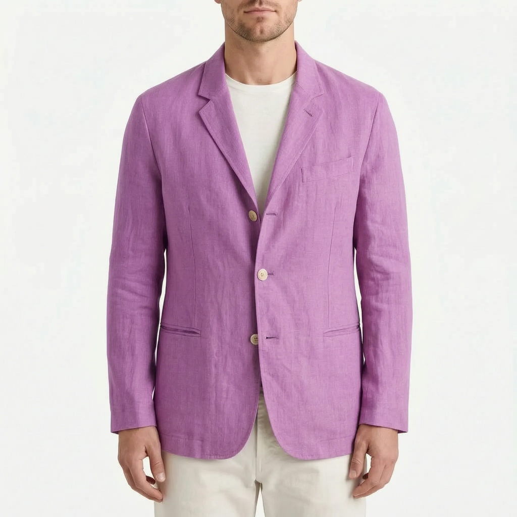 Brezano  - Unstructured Summer Men's Blazer Summer Styling