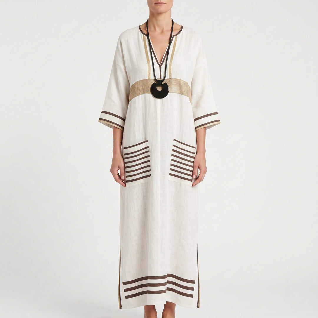 Brezza  - Relaxed Flowy Maxi Dress Summer Holidays