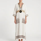 Brezza  - Relaxed Flowy Maxi Dress Summer Holidays