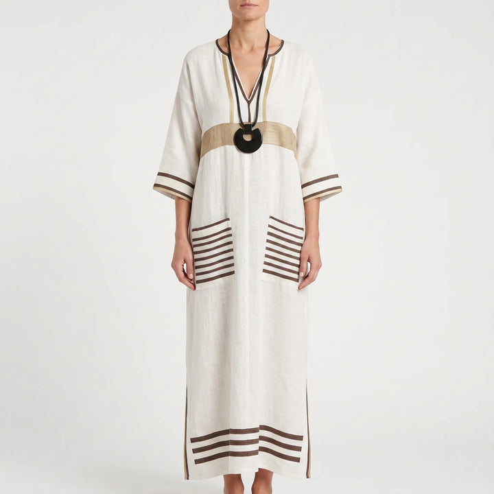 Brezza  - Relaxed Flowy Maxi Dress Summer Holidays