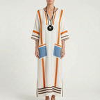 Brezza  - Relaxed Flowy Maxi Dress Summer Holidays