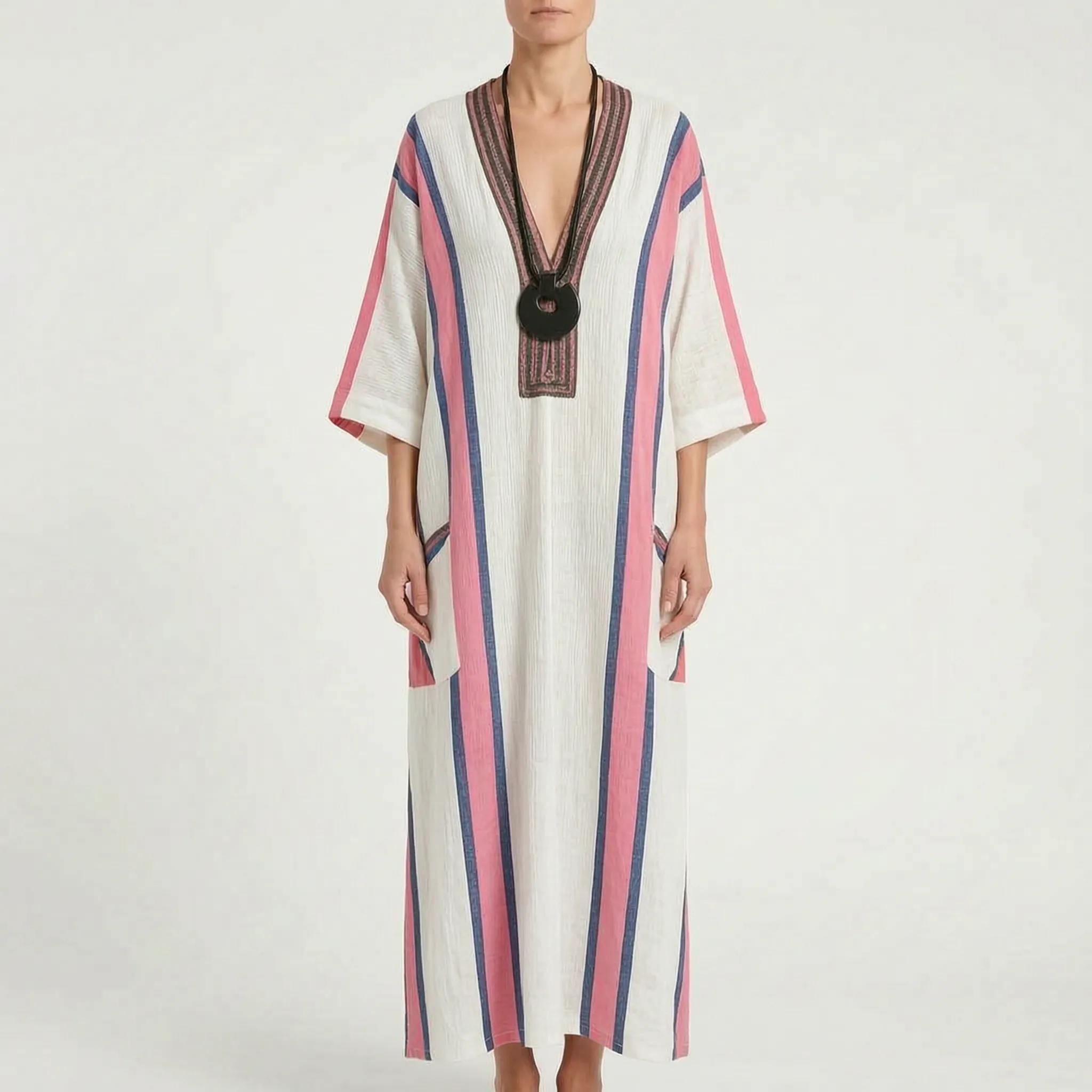 Brezza  - Relaxed Flowy Maxi Dress Summer Holidays