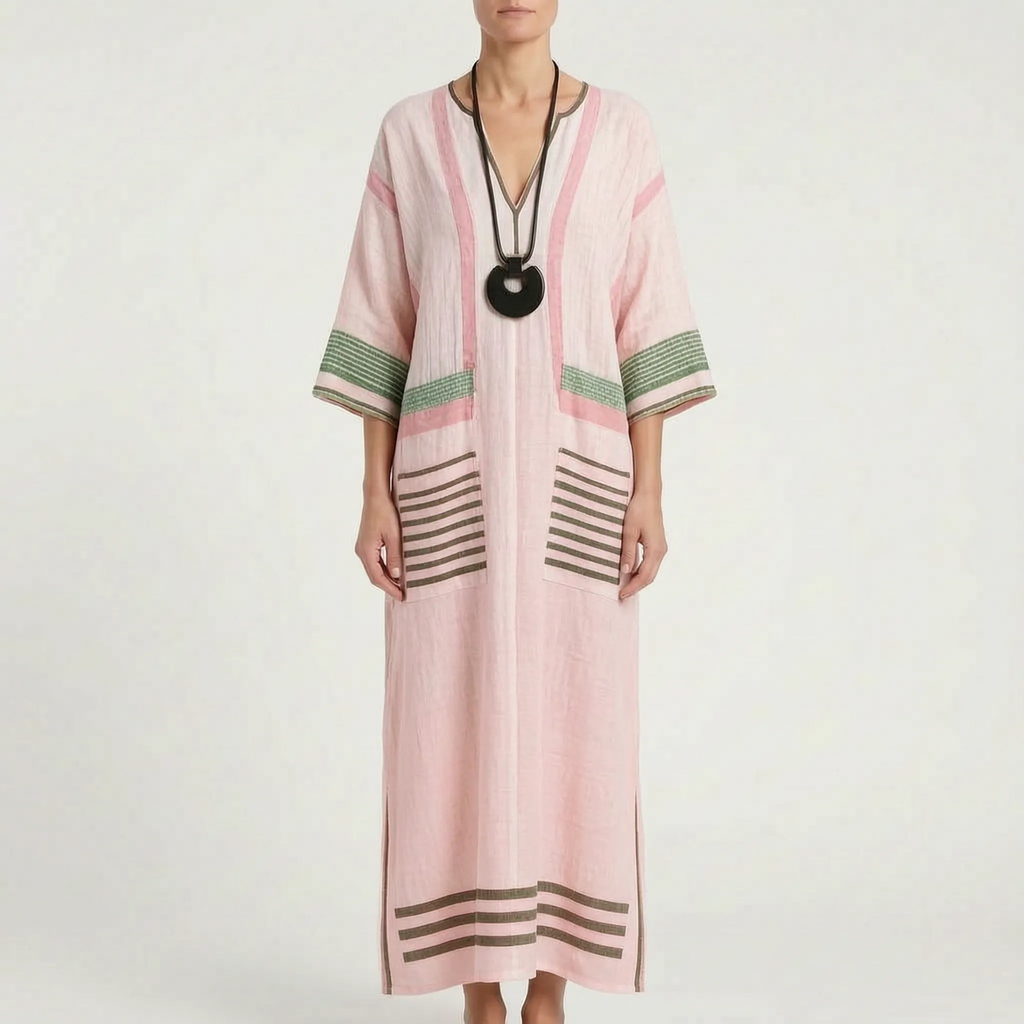 Brezza  - Relaxed Flowy Maxi Dress Summer Holidays