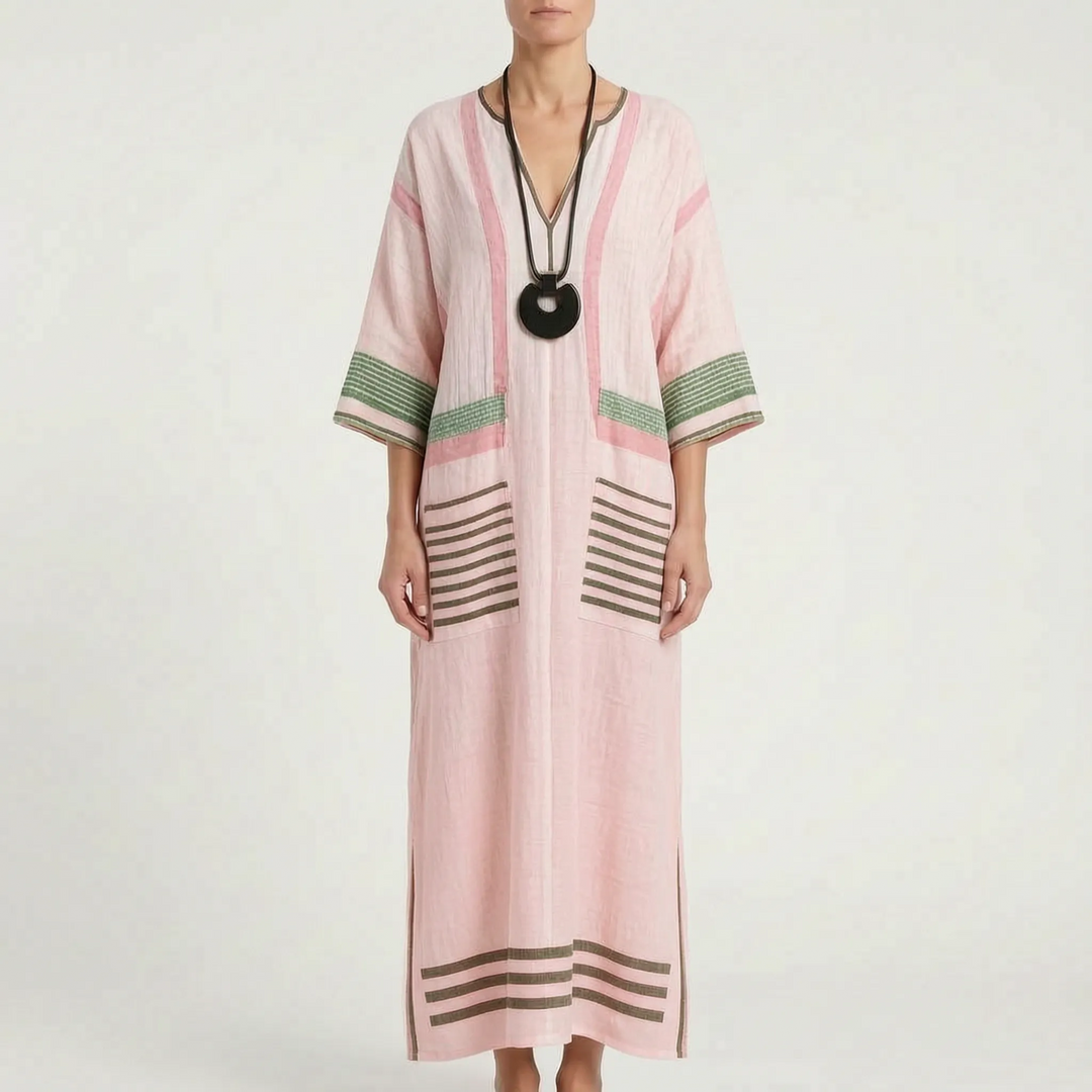 Brezza  - Relaxed Flowy Maxi Dress Summer Holidays