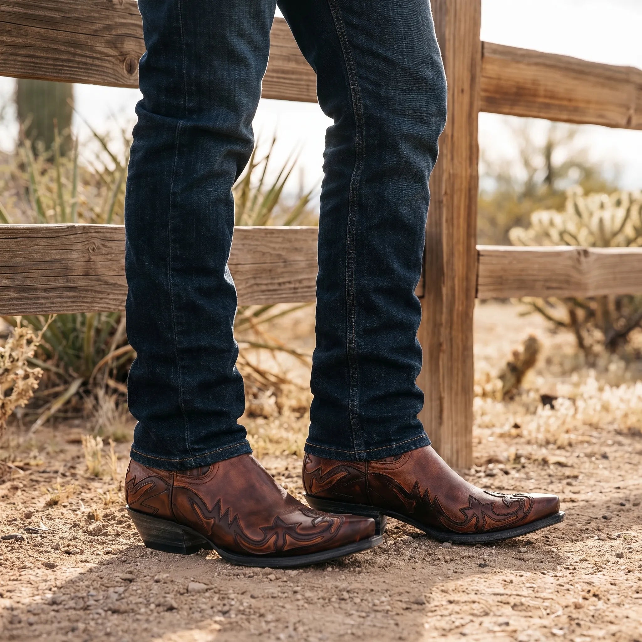 BroncoStep  - Western Style Ankle Boots Everyday Casual Wear