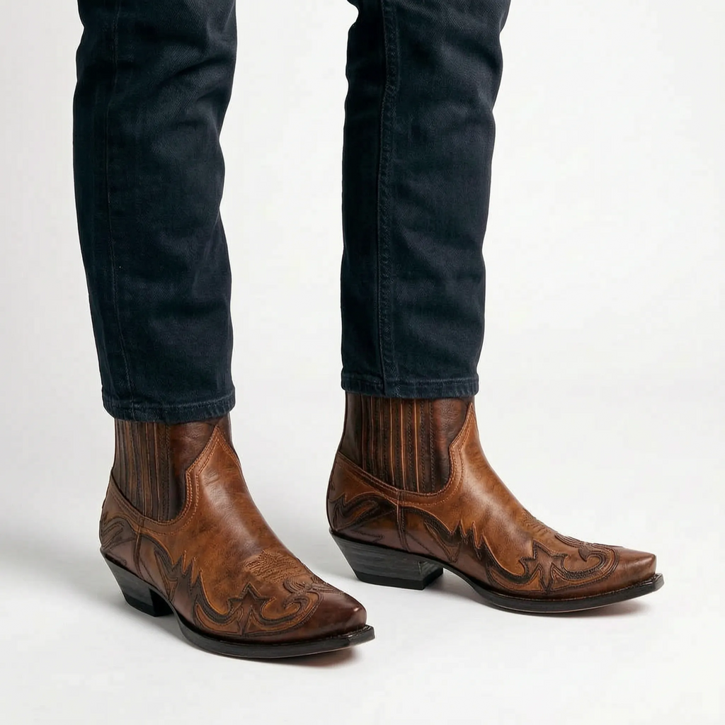 BroncoStep  - Western Style Ankle Boots Everyday Casual Wear