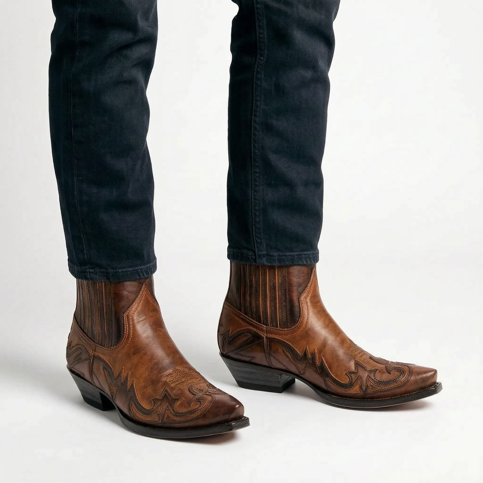 BroncoStep  - Western Style Ankle Boots Everyday Casual Wear