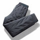 Women's quilted jogger trousers with drawstring waist, zipped pockets and ribbed ankle cuffs