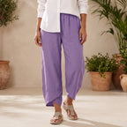 Cadora  - Cropped Casual Wide Leg Trousers Casual Daytime Outings