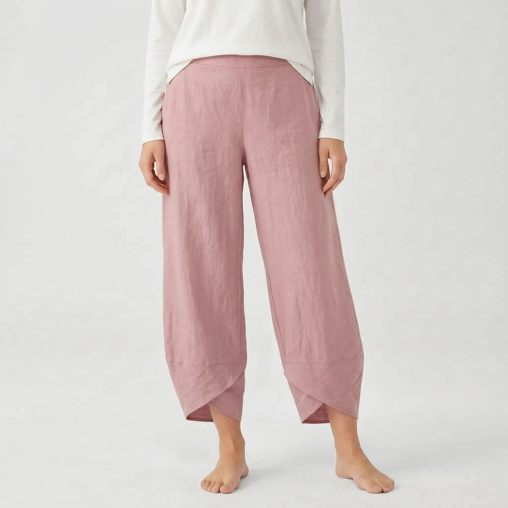 Cadora  - Cropped Casual Wide Leg Trousers Casual Daytime Outings
