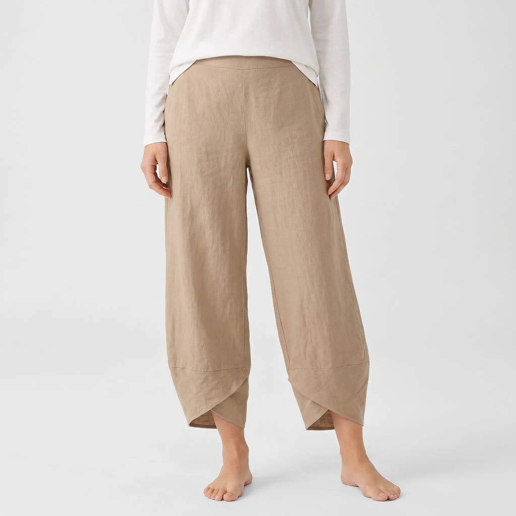 Cadora  - Cropped Casual Wide Leg Trousers Casual Daytime Outings