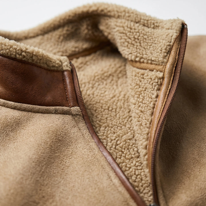 Cadoro  - Western Print Full-Zip Jacket Layering Over T-Shirts