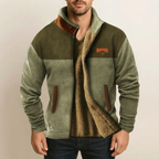 Cadoro  - Western Print Full-Zip Jacket Layering Over T-Shirts