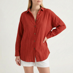Caelum - Relaxed Oversized Long Sleeve Shirt