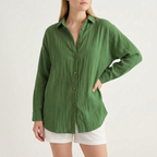 Caelum - Relaxed Oversized Long Sleeve Shirt
