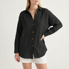 Caelum - Relaxed Oversized Long Sleeve Shirt