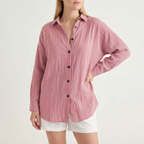 Caelum - Relaxed Oversized Long Sleeve Shirt