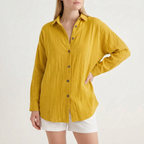Caelum - Relaxed Oversized Long Sleeve Shirt
