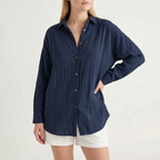 Caelum - Relaxed Oversized Long Sleeve Shirt