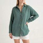 Caelum - Relaxed Oversized Long Sleeve Shirt