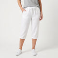 Caleo  - Casual Relaxed Fit Capri Trousers Warm Weather Wear