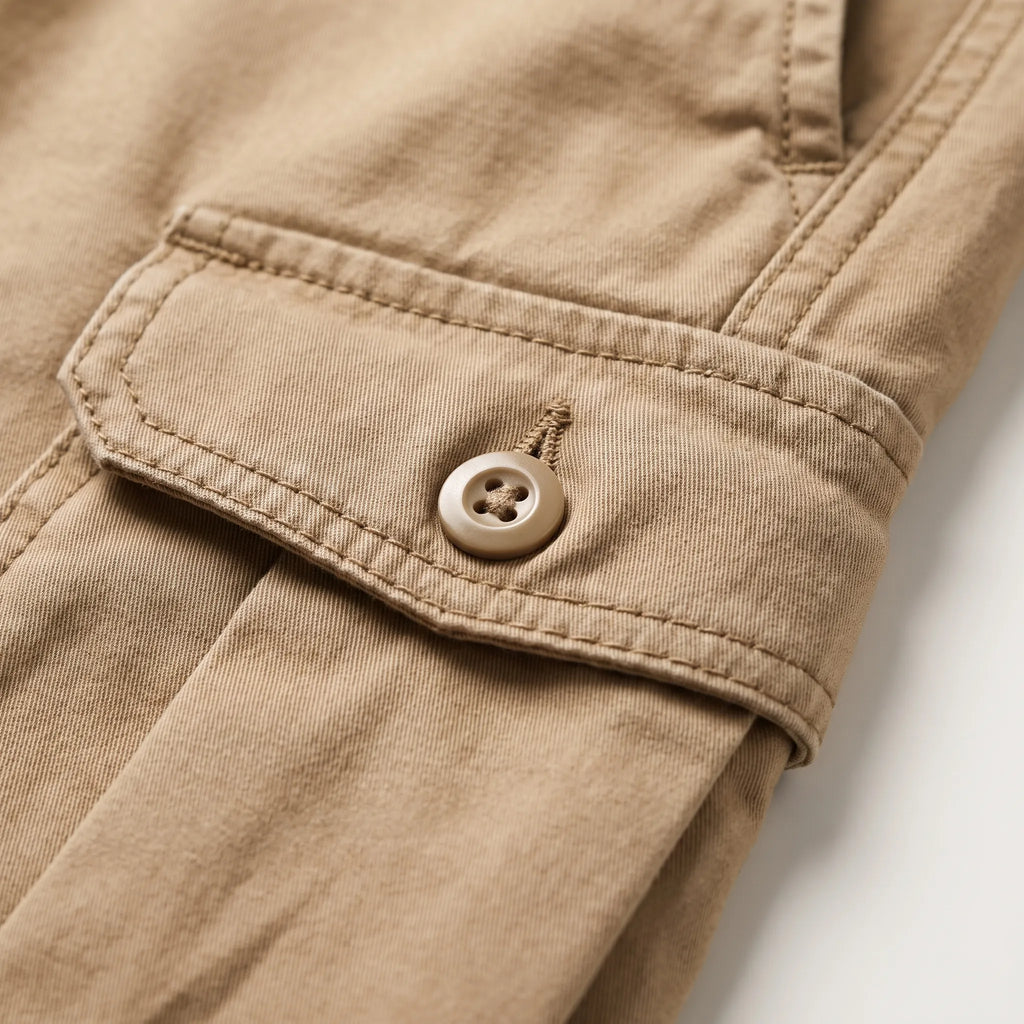 Cargen  - Casual Grey Cargo Shorts For Guys Weekend Wear