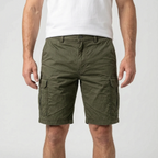 Cargen  - Casual Grey Cargo Shorts For Guys Weekend Wear